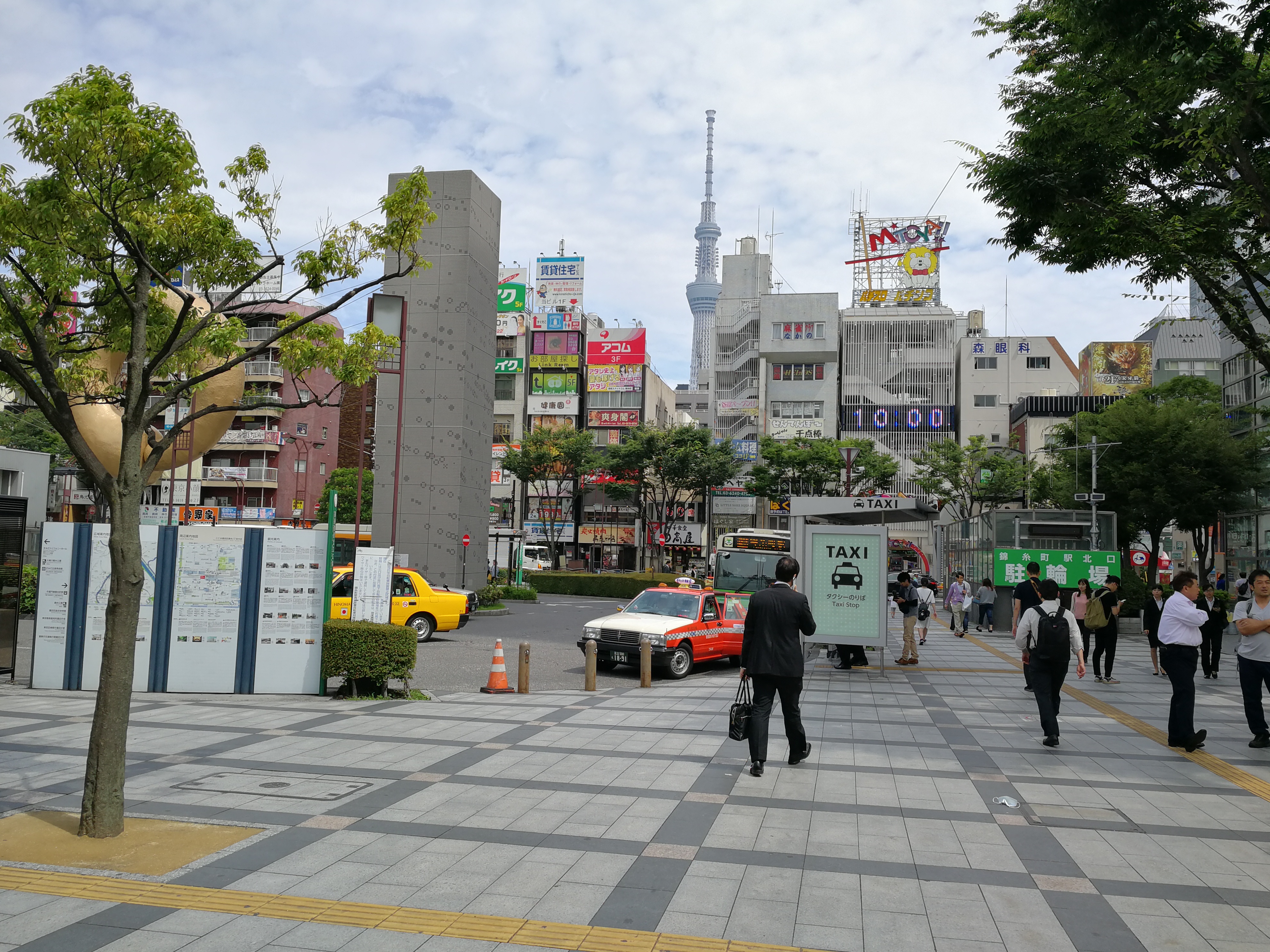 錦糸町駅 ｷﾝｼﾁｮｳ のタクシー乗り場情報をタクドラが徹底解説 たくのり