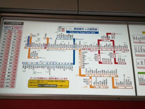 梅島駅路線図