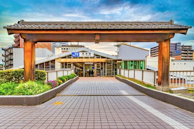 草津駅 ｸｻﾂ 滋賀県 のタクシー乗り場情報をタクドラが徹底解説 たくのり